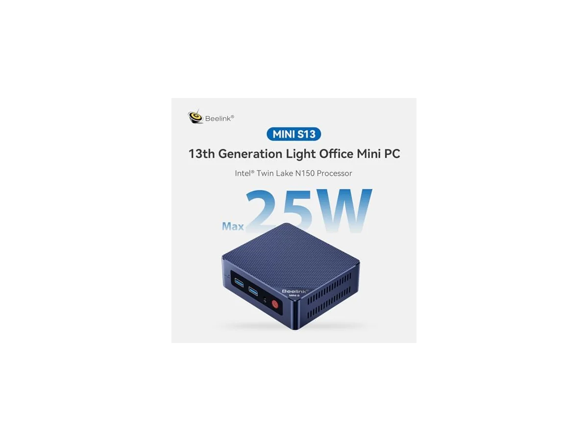 Beelink Mini PC de 13.ª generación con procesador Intel Twin Lake N150 foto 2