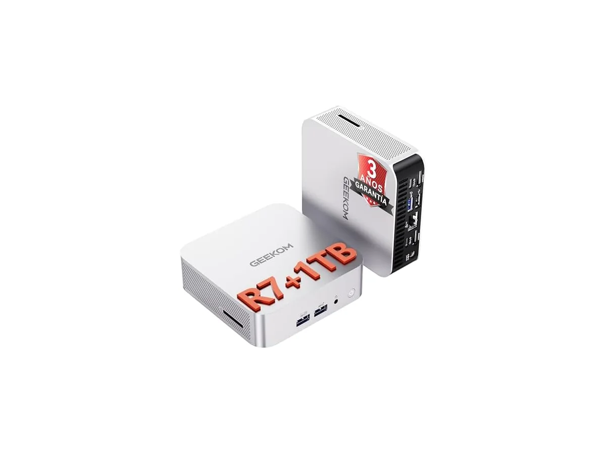 GEEKOM A6 Mini PC con AMD Ryzen 7 6800H, 1TB SSD + 16GB DDR5