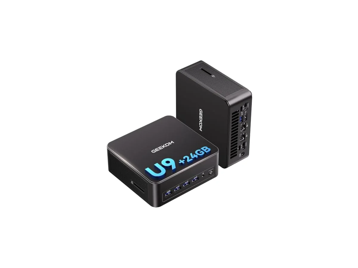 GEEKOM IT13 MAX Mini PC con Intel Core Ultra 9 185H, 500GB SSD+ 24GB LPDDR5