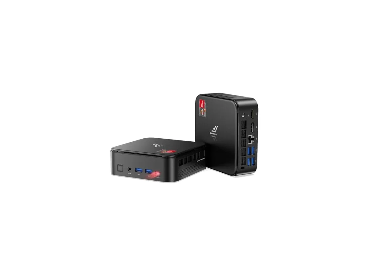 NiPoGi E3B Mini PC АMD Ryzen 5 7430U(hasta 4,3GHz) 16GB DDR4 512GB M.2 SSD, Mini Computadora de…