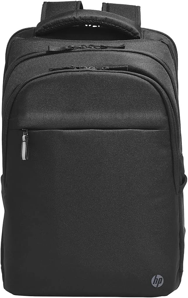 HP Renew Business Backpack Mochila para Portátil de 17.3 pulgadas, Poliéster Reciclado, Resistente al Agua, Cremallera, Negro