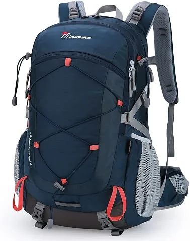 MOUNTAINTOP Mochila Senderismo 18/25/40L Impermeable Unisex Cubierta Lluvia | Para senderismo trekking montaña y acampada,