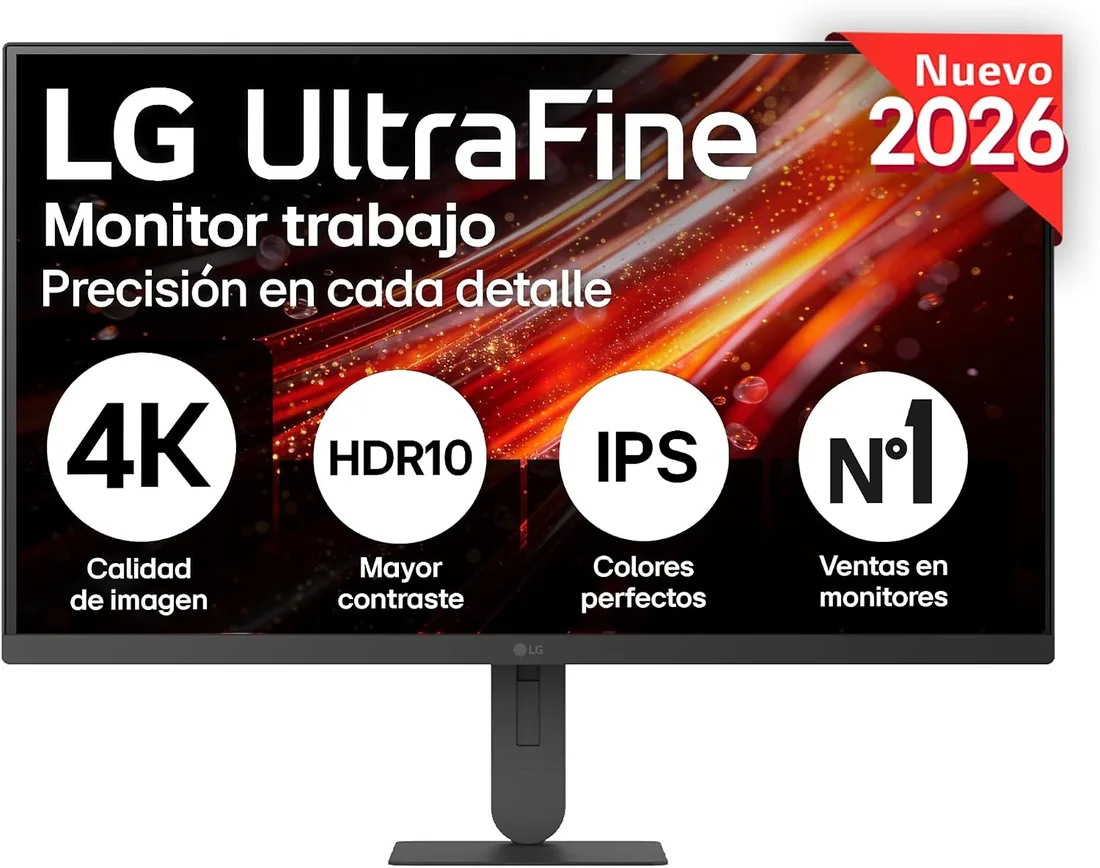 LG Monitor Ultrafine 27U710B-B - 27'', UHD (3840 x 2160), IPS, Negro foto 2