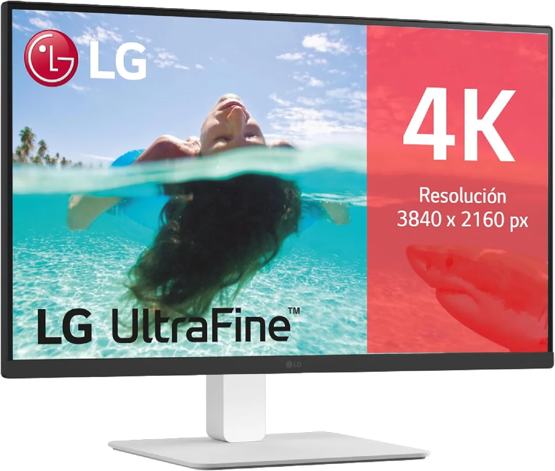 LG Monitor Ultrafine 27US550-W - 27'', IPS, 4K UHD, 60 Hz, HDR10, Blanco