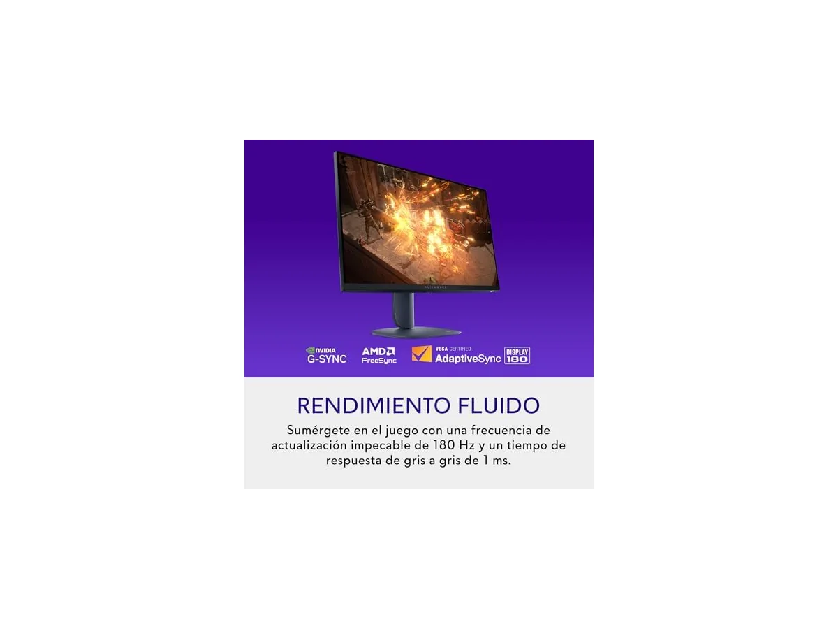 Alienware 27 Monitor Gaming - AW2725DM, QHD (2560x1440), 180Hz, Fast IPS foto 3