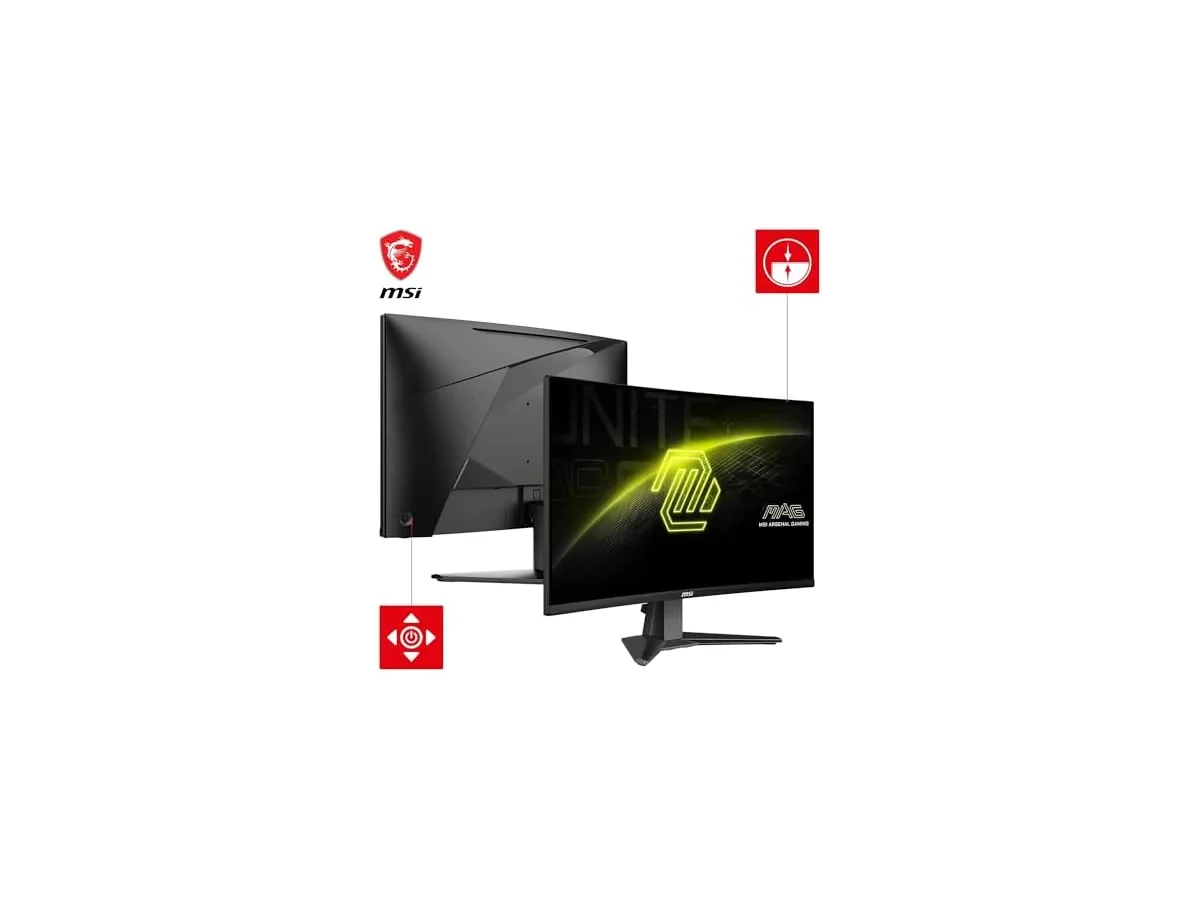 MSI mag 27C6F Monitor Curvo Gaming FHD de 27", 1500R 1920 x 1080 Panel VA rápido, 180 Hz / 0,5 ms (GtG,… foto 3