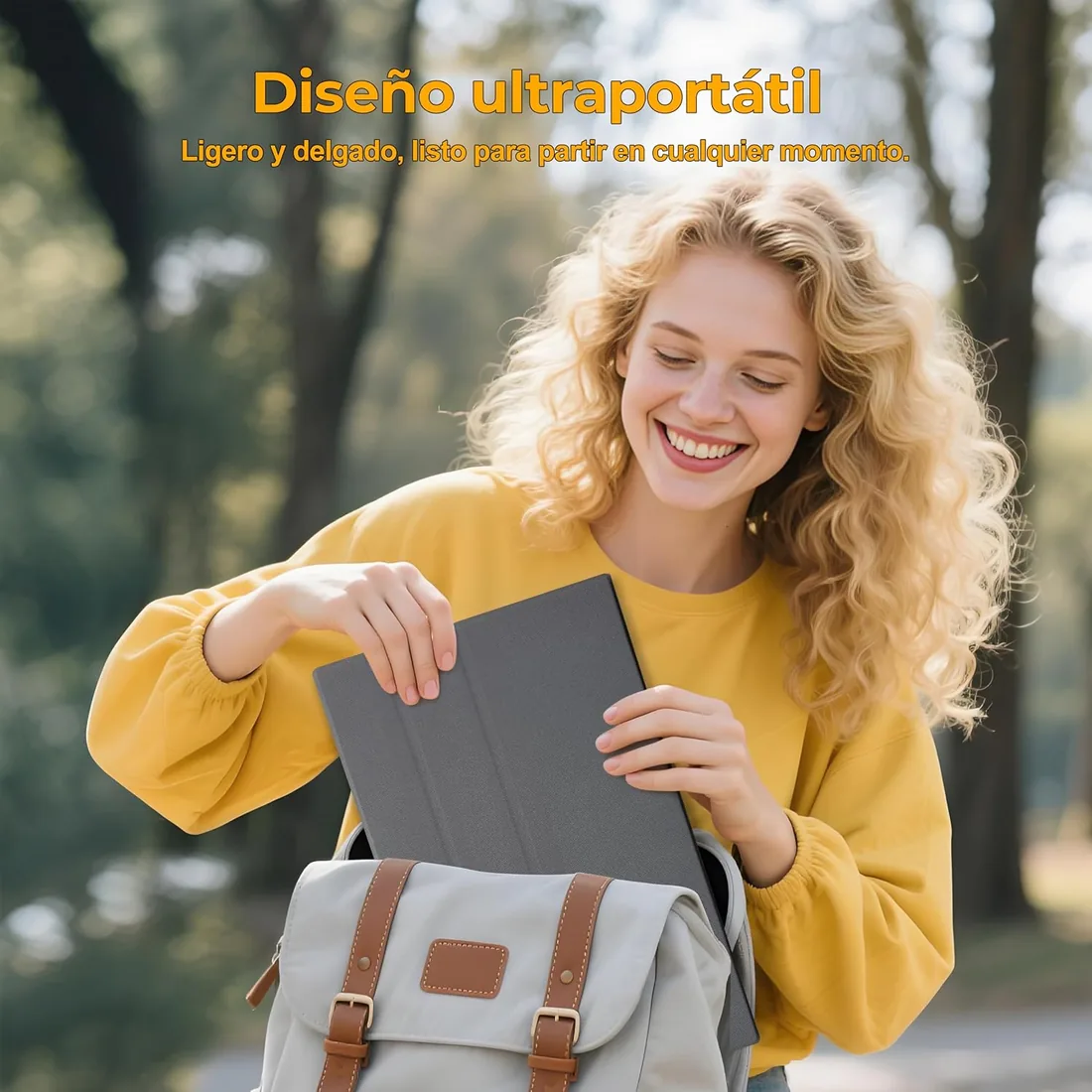 UFYQL Monitor Portátil 15,6 Pulgadas FHD IPS Segundo Monitor para Portátil | Plug & Play, con Funda, por USB-C e HDMI, VESA 75x75mm, para Laptop, Mac, PC, PS5, Xbox, Switch, Teletrabajo y Universidad foto 2