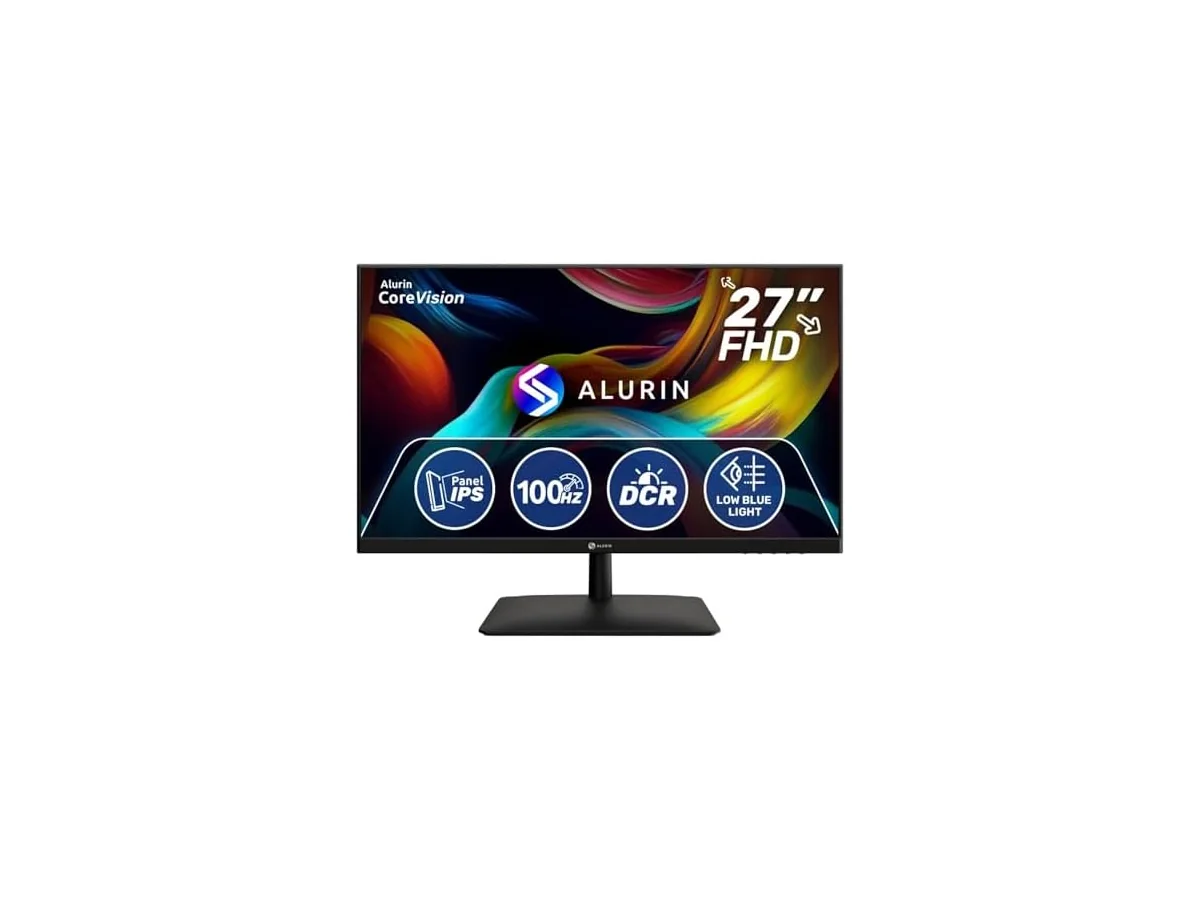 Alurin Monitor CoreVision 27 Pulgadas Full HD IPS 100Hz, Pantalla 1920x1080, Low Blue Light, DCR, HDMI,…