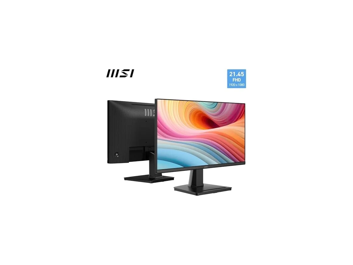 MSI Pro MP225A E12VL Monitor de 22" FHD, 1920 x 1080 VA, 144 Hz, 1 ms, Adaptive-Sync, Eye Care, HDMI… foto 2