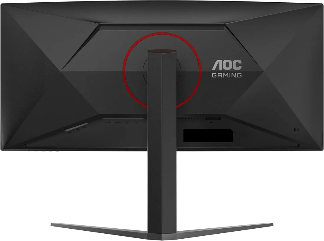 AOC CU34G4 Gaming Monitor 34 Pulgadas 180Hz Panel Fast VA, 1ms GtG, HDR10, Altura Ajustable, (3440x1440 HDMI 2X 2.0 DP 1x 1.4) Negro foto 3