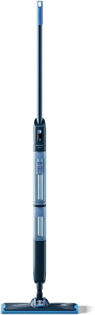 Philips OneUp Serie 5000 - Fregona eléctrica (2 suelos más limpios, 2 veces más rápido, dos ajustes de humedad para suelos duros y delicados, inalámbrico con articulación giratoria de 360° (XV5113/01)