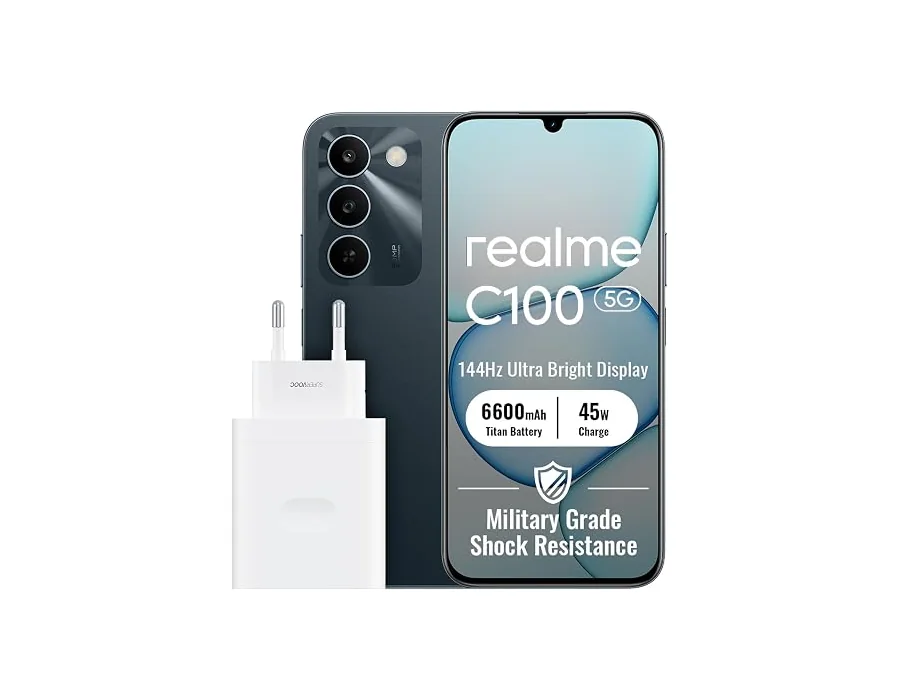 realme C100 5G Smartphone 4+128GB, Green foto 3