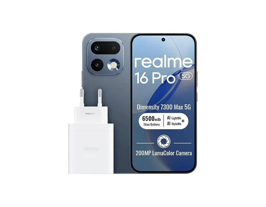 realme 16 Pro 5G Smartphone 8+256GB, Grey foto 3