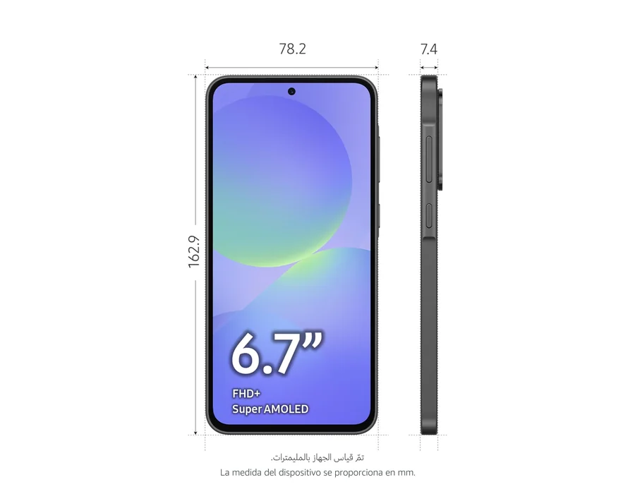 Samsung Galaxy A36 256GB Smartphone 5G Android 15 8GB RAM AI Display 6.7" Super AMOLED Fotocamera 50MP 5.000 mAh (Negro) foto 2