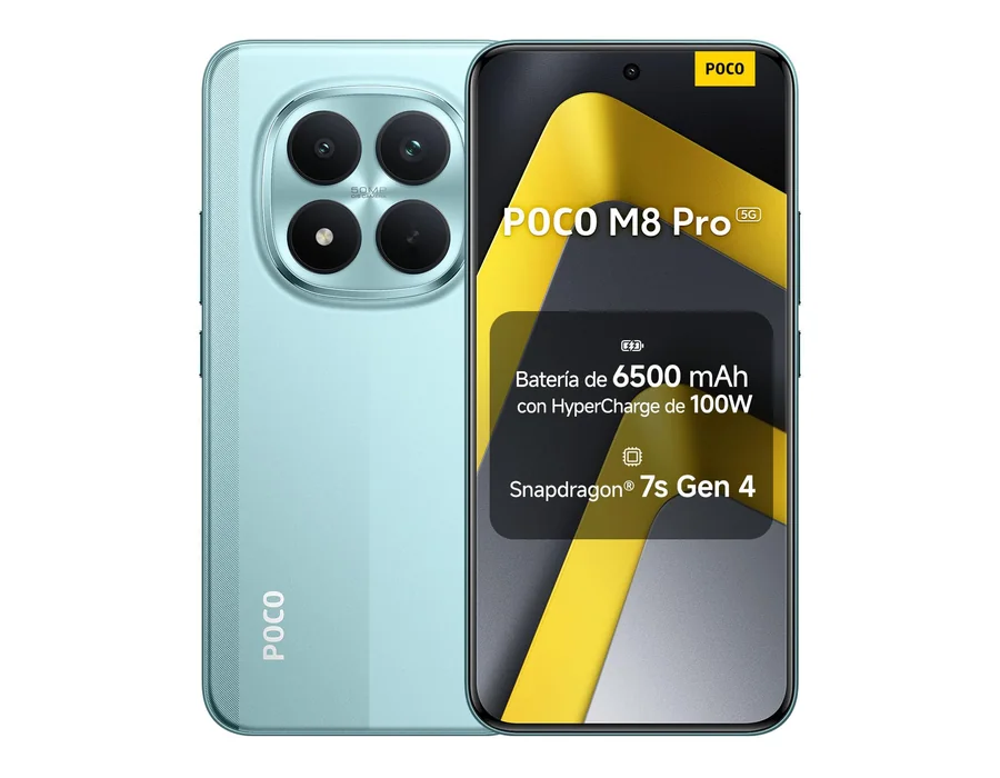 XIAOMI POCO M8 Pro 5G Smartphone de 8+256GB Verde Pantalla de 6,83" 1.5K