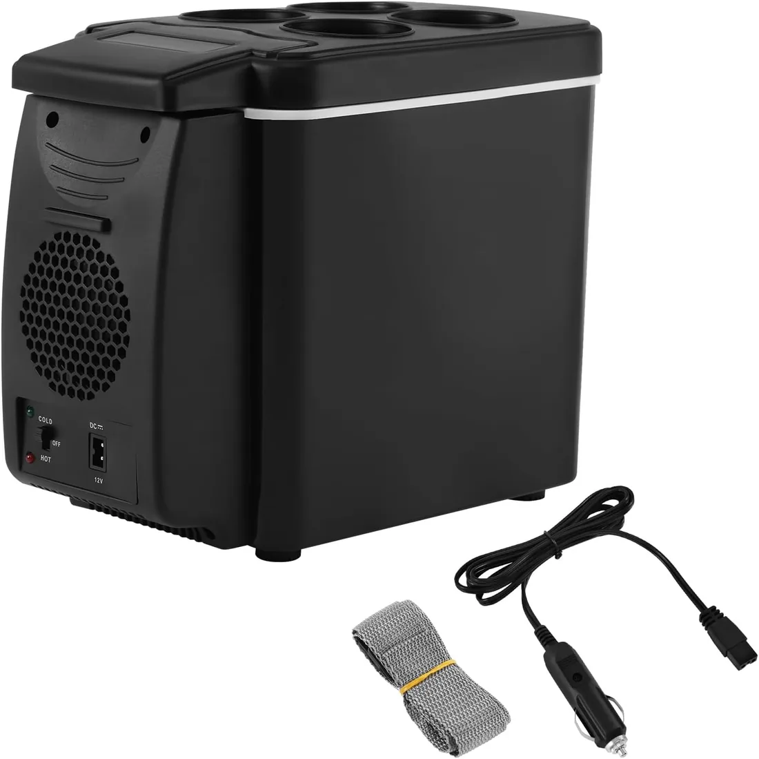 6L 12V Refrigerador eléctrico, refrigerador de coche, termoeléctrico portátil para vehículo foto 2