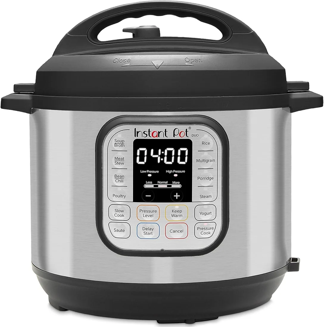 Instant Pot Duo 7 en 1 – Olla multifunción de 5,7 L – Acero inoxidable cepillado, olla a presión grande, olla de cocción lenta, arrocera, sartén para saltear, yogurtera, vaporera y calientaplatos foto 2