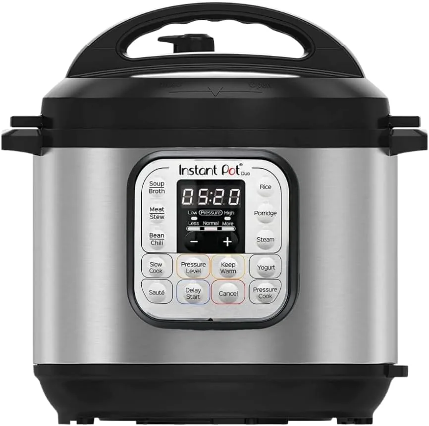 Instant Pot Duo Olla Inteligente 7 en 1, Olla a Presión, de Cocción Lenta, Arrocera, Sartén, Yogurtera, Vaporera y Calentador de alimentos - 3L, Acero inoxidable foto 2