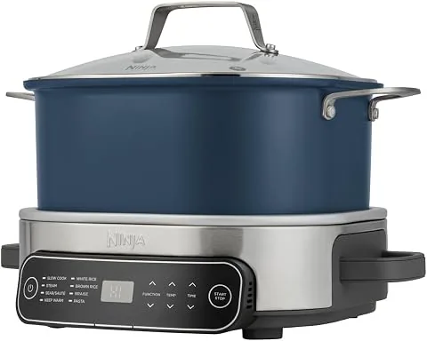 Ninja Foodi PossibleCooker, Olla Eléctrica para Cocinar, 6L, MC1101EU | Multifunción 8 en 1, Antiadherente, Rejilla Vapor,