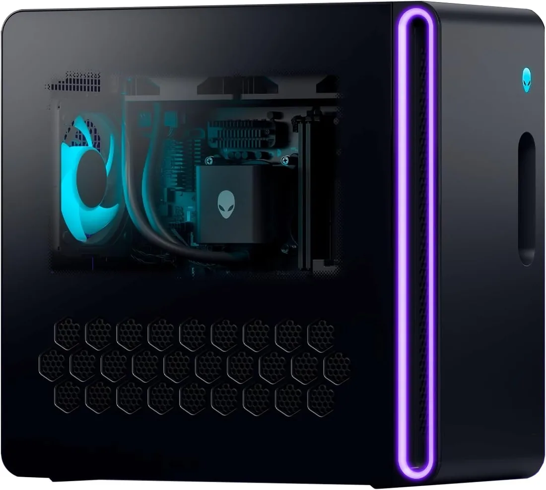 Alienware Aurora R16 Gaming Desktop 2025 - NVIDIA RTX 5080 16GB GDDR7 • Intel Ultra-9 285K (24 núcleos, hasta 5,7 GHz) • NPU AI • Wi-Fi 7 • Win 11 Pro • AlienFX Liquid Cooling • 64 GB RAM, SSD de 8 TB foto 2