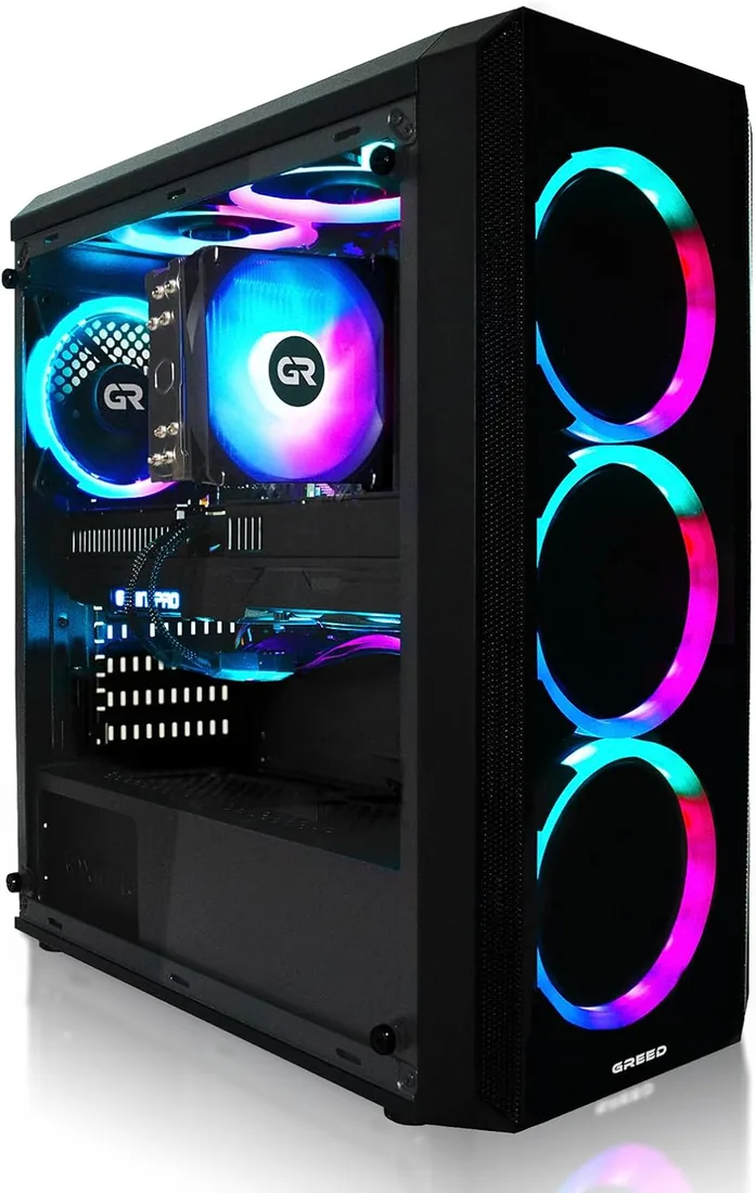 Greed® MK2 - Gaming PC - AMD Ryzen 7 5700X - AMD Radeon RX 9060 XT (8GB) foto 2