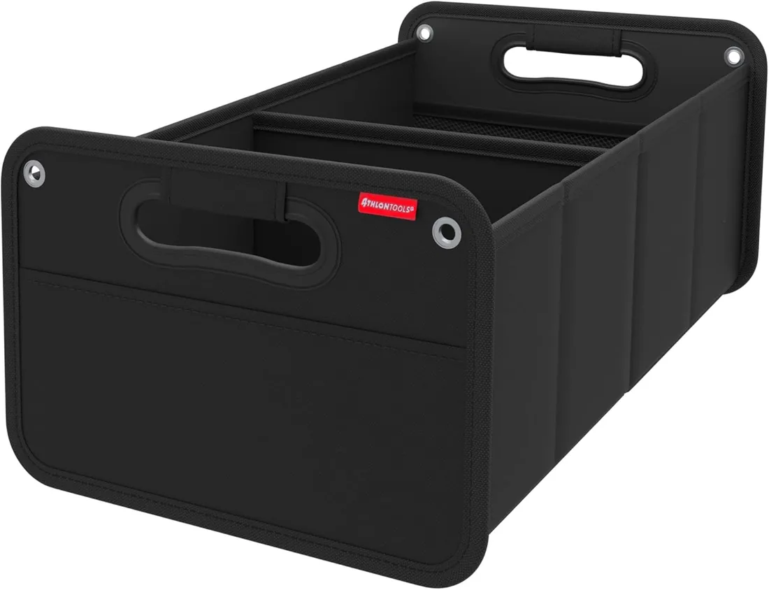 ATHLON TOOLS Bolsa organizadora para el maletero, caja plegable para el coche, reforzada y robusta, antideslizante