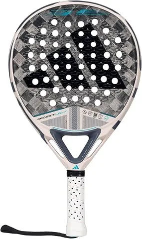 Pala de Padel adidas Cross It Light 3.4 Marta Ortega Blanca Azul Gris, Forma Redonda, Goma eva Soft Energy, Carbono aluminizado 24k foto 2