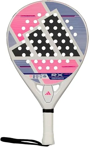Pala de pádel adidas RX Series Light 2026,Rosa, Forma Redonda, Fibra de Vidrio, Goma eva Soft Performance foto 2