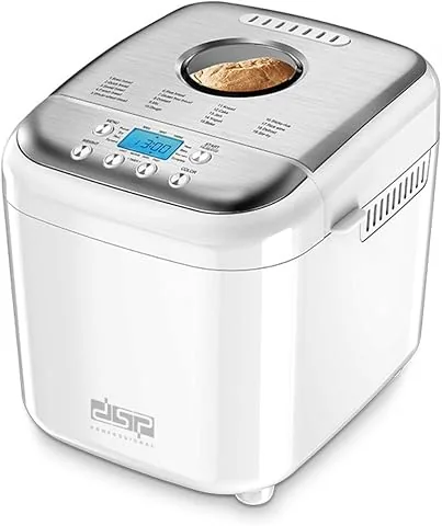 Máquina de pan digital programable, 15 en 1 con sartén de cerámica antiadherente, panificadora automática para sin gluten, masa, masa madre, yogur