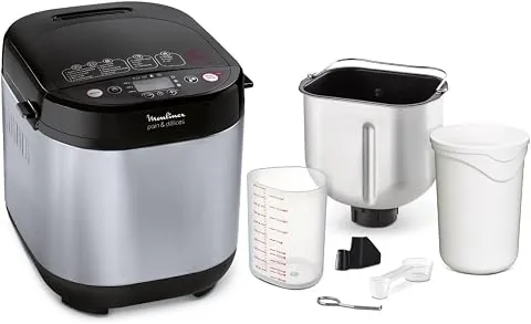 Moulinex Pain & Délices, Panificadora de 20 programas | Tamaño hasta 1 kg, Función yogur, Temporizador de 15h, Función man foto 2