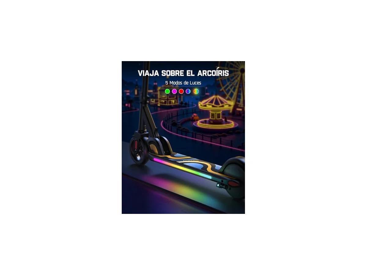 FanttikRide C9 Pro Patinete Eléctrico para Niños, 8/13/16 km/h foto 2