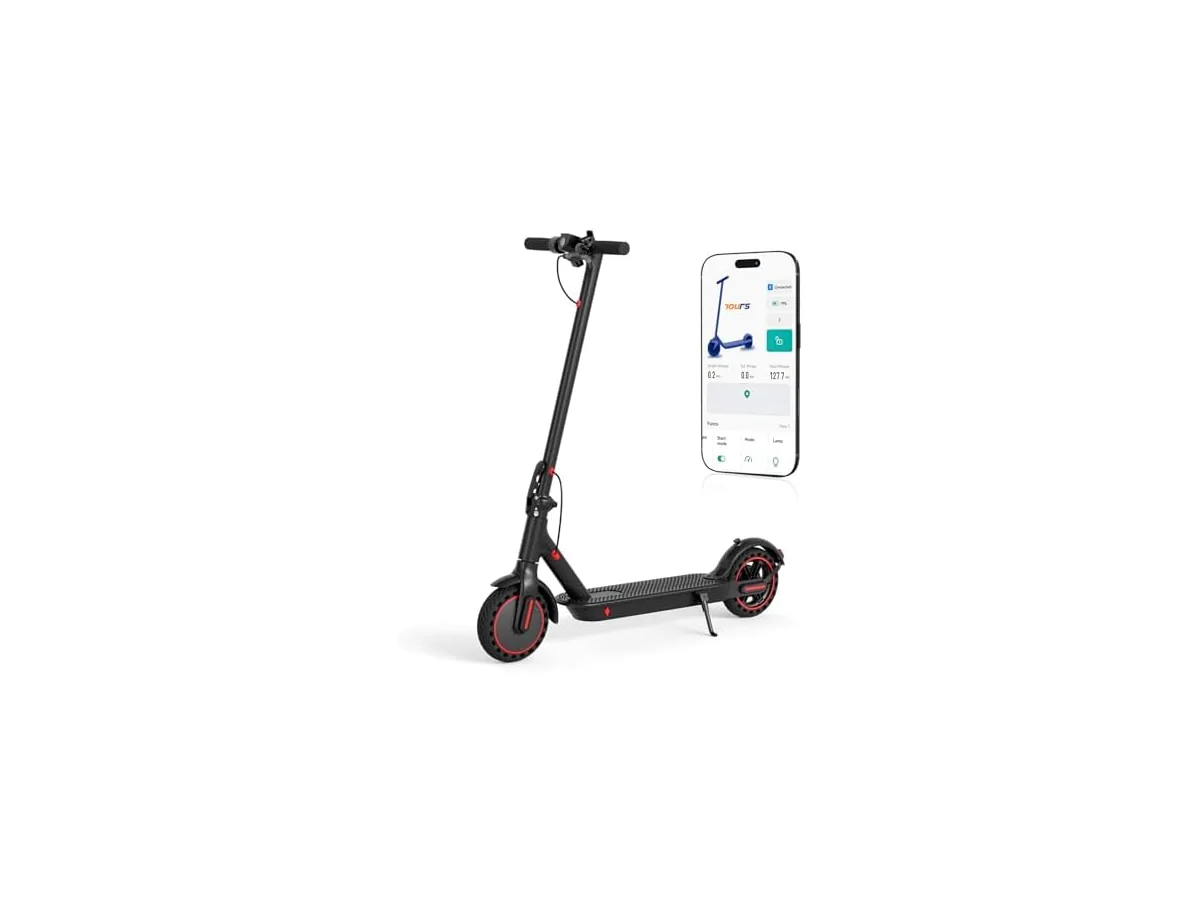Patinete eléctrico de 8,5 Pulgadas, autonomía máxima de 30 km, patín eléctrico Plegable con función de…