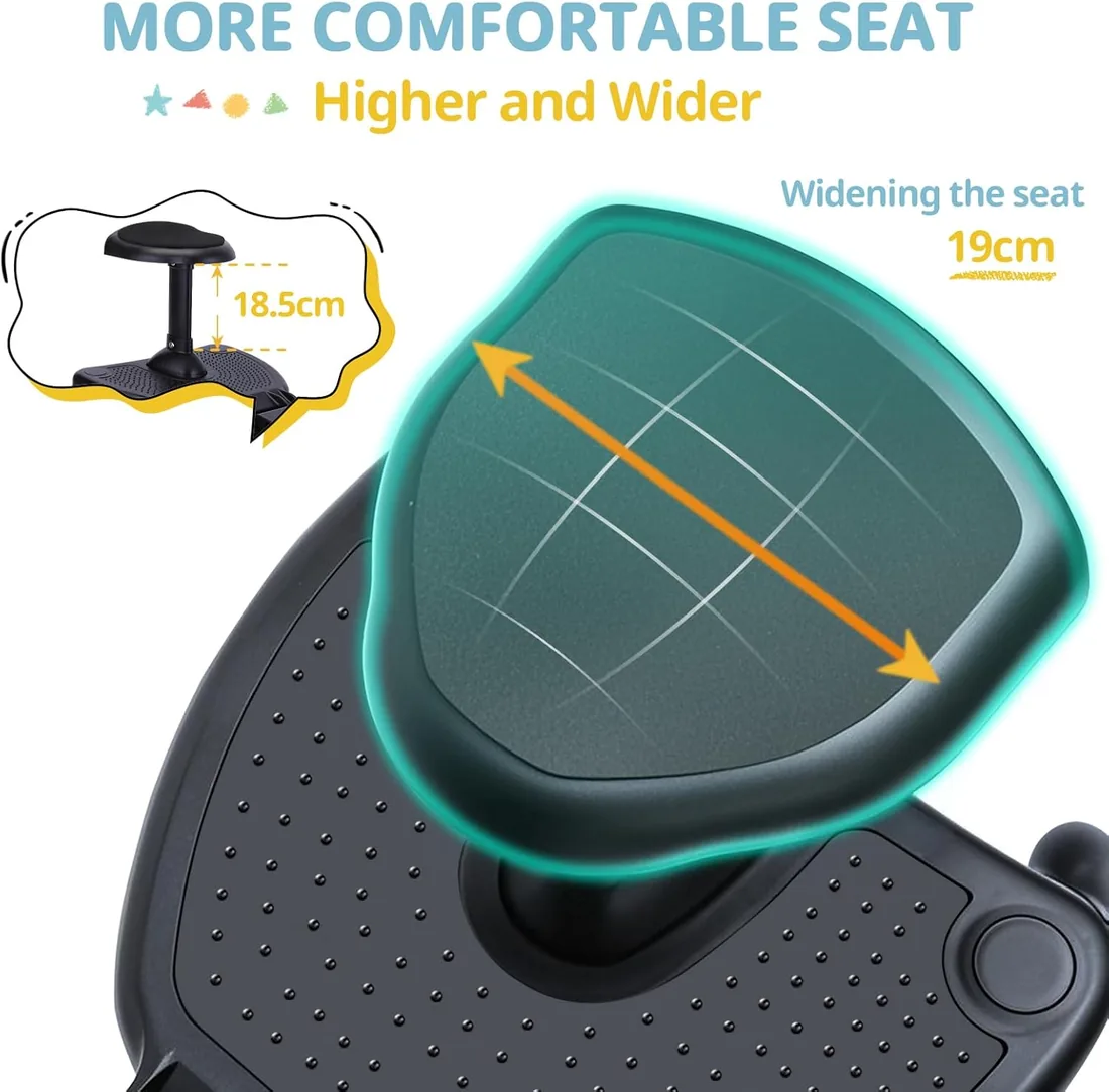 Vihir Patinete Carro Bebe Universal, Patin Carro Para Bebe | Buggy Board con Asiento Más Ancho y Más Alto, Viene con 2 Almohadillas Antideslizantes, para Niños de 2 a 6 Años, Carga 25kg foto 2