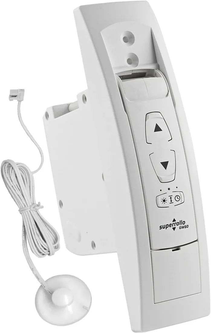 Superrollo Professional GW60 Enrollador Universal para persiana, Montaje de Adorno y Montaje Empotrado, Color Blanco foto 3