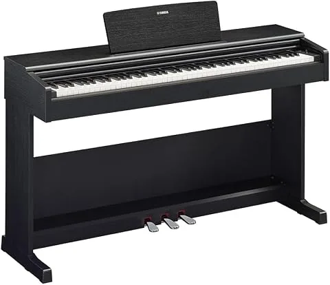 Yamaha ARIUS YDP-105, Piano Digital. Piano para el hogar elegante y con estilo para principiantes y aficionados, gran piano acústico, en negro foto 3