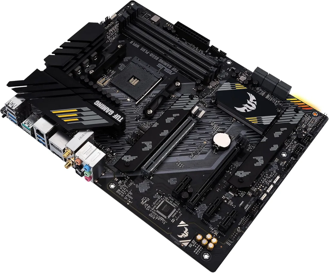 ASUS TUF Gaming B550-PLUS WiFi II - Placa Base ATX AMD B550 (Ryzen AM4) (PCIe 4.0, Dos M.2, VRM de 10 Fases, Wi-Fi 6, 2.5 GB Ethernet, SATA 6 Gbps, Thunderbolt 3 y Aura Sync RGB) foto 3