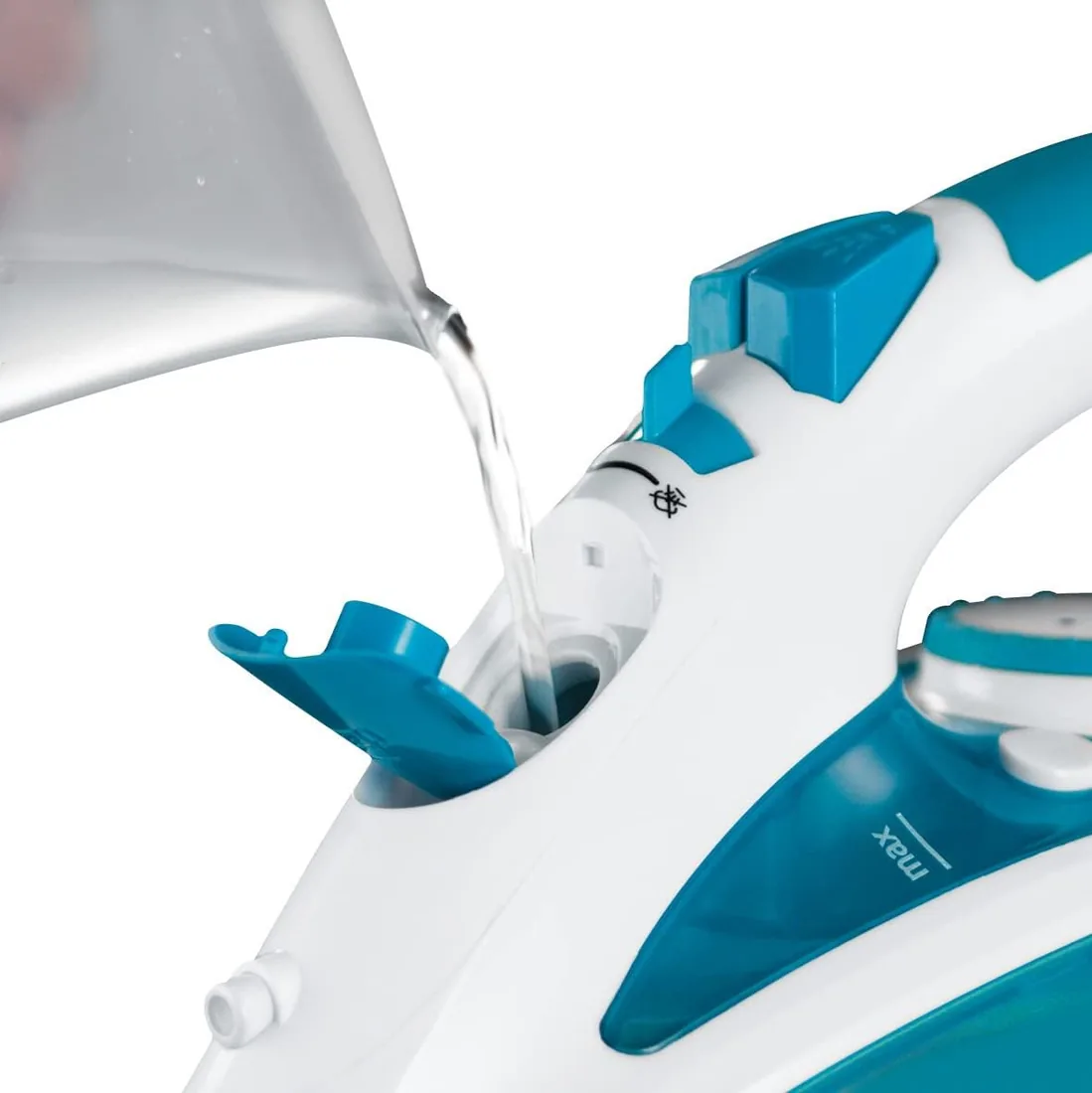 Russell Hobbs Plancha de Vapor Steam Glide Pro, 2600 W, 20562-56 | Para un Planchado Rápido, Golpe Vapor 210 g, Vapor Continuo 70 g, Suela Cerámica, Antical y Antigoteo foto 3