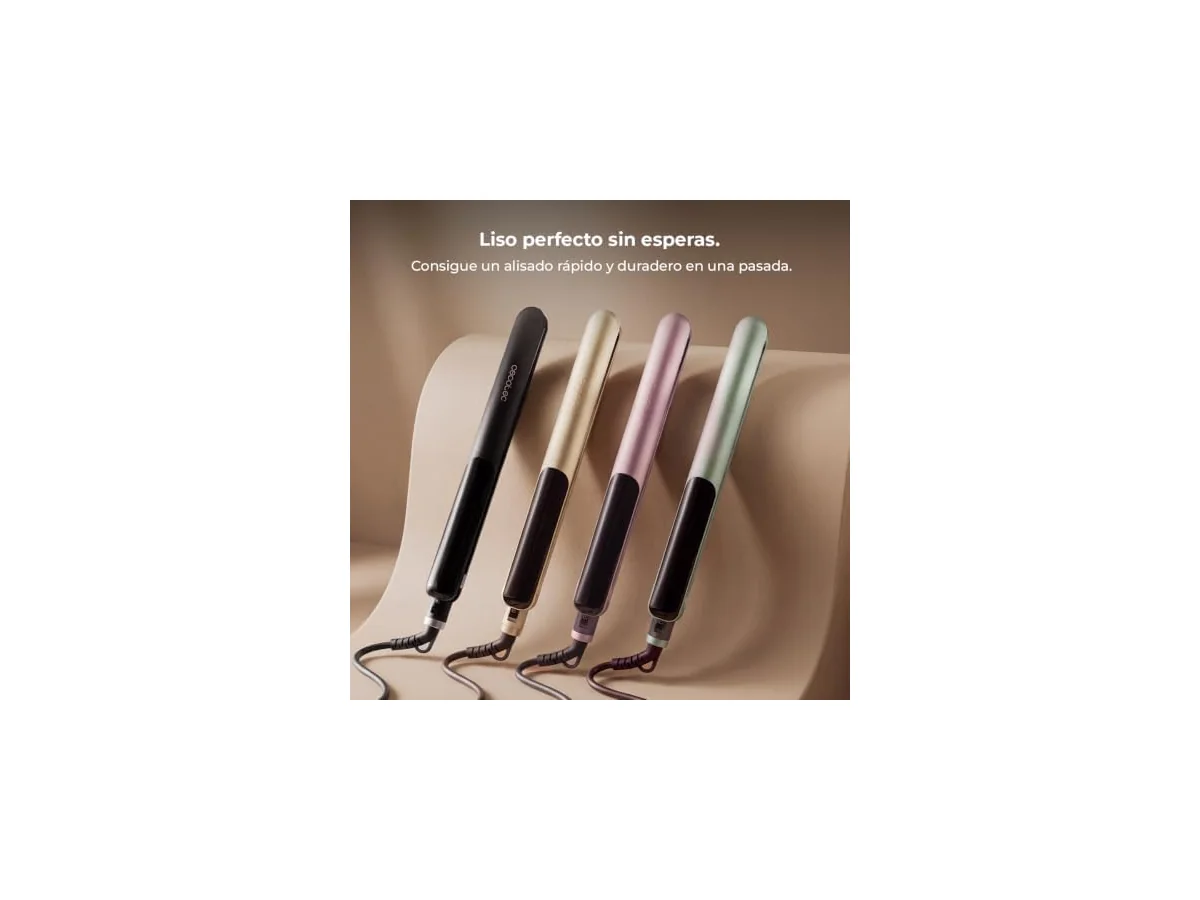 Cecotec Plancha de Pelo Estrecha - Cerámica - Lisse Keratin Essence Cotton Candy. Función HeatMax,… foto 2
