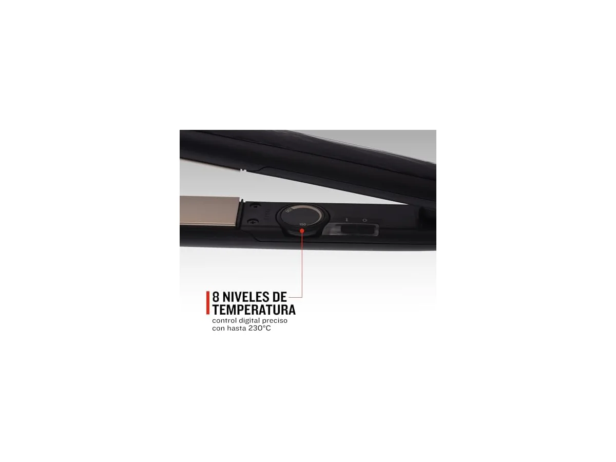 Remington Plancha de Pelo Ceramic Slim - Placas Flotantes Extralargas, Cerámica Anti-estática,… foto 3