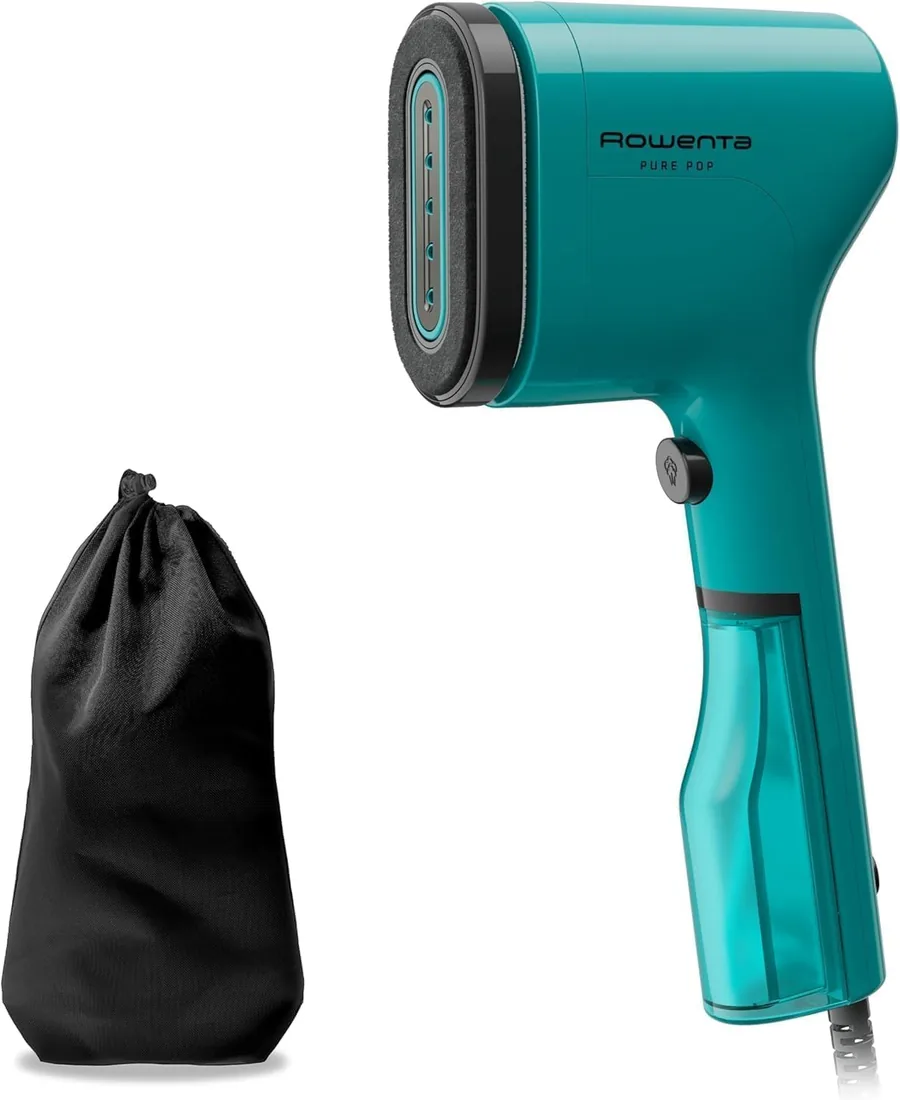 Rowenta Pure Pop, Plancha de Vapor 1300 W para Viaje, Verde | Vapor continuo 20 g/min, Plancha y Purifica, Elimina pelusas, Cabezales reversibles, Elimina hasta el 99,99% de virus, DR2024 foto 2