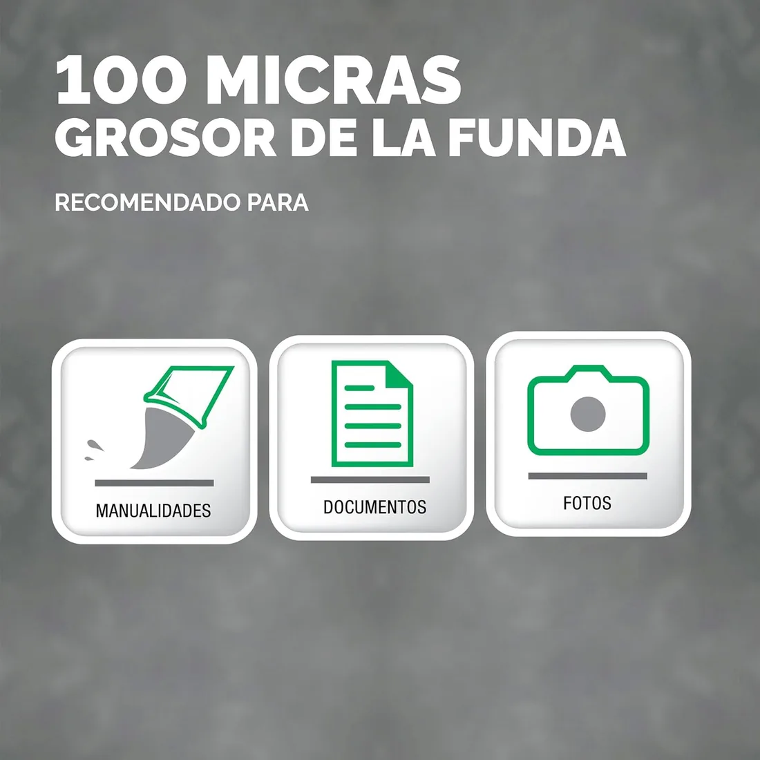 Fellowes Fundas de Plastificar A4, acabado brillo, 100 hojas, 200 micras (2 x 100 micras), acabado de calidad, adecuadas para fotos, avisos y creatividades foto 3