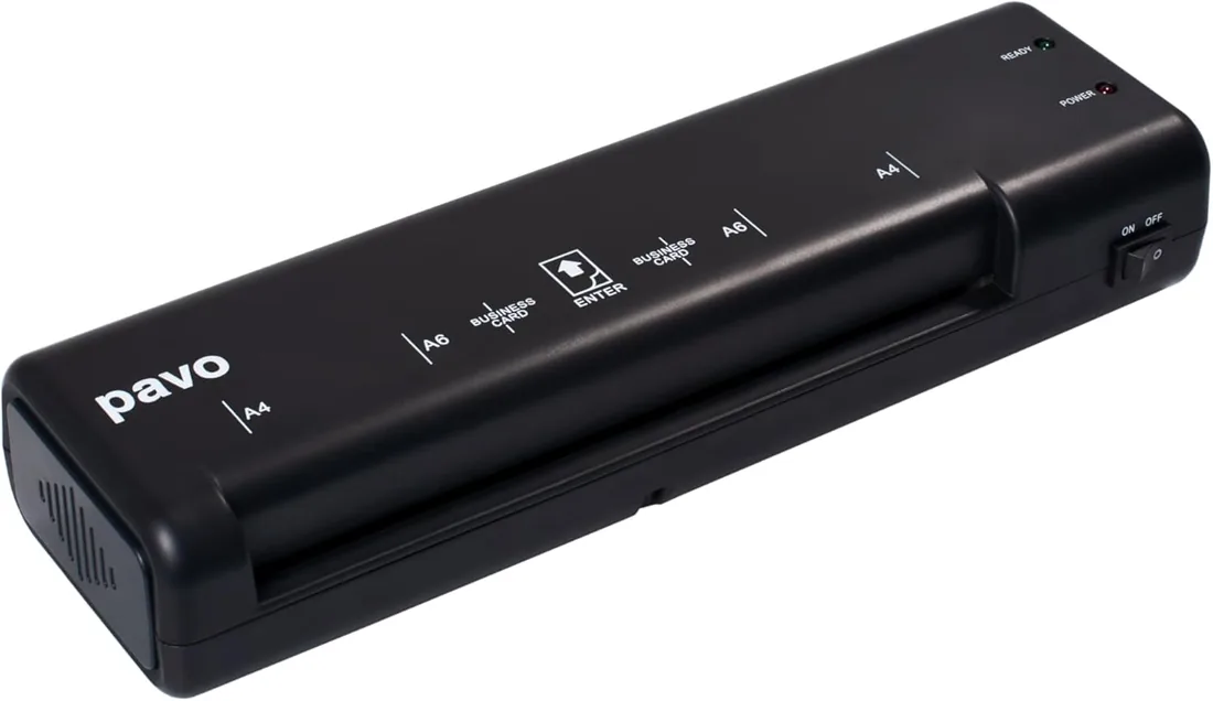 Pavo - Premium Plastificadora A4, Incluye 5 fundas de plastificar A4, 8038718 foto 3