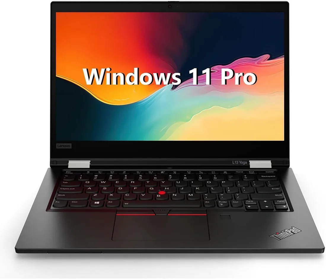 Lenovo ThinkPad L13 Yoga Gen 2, pantalla táctil 2 en 1 Business Laptop, Intel Core i5-1135G7, 13,3 pulgadas FHD, 16 GB de RAM, 256 GB SSD, teclado QWERTY del Reino Unido, Windows 11 Pro foto 2