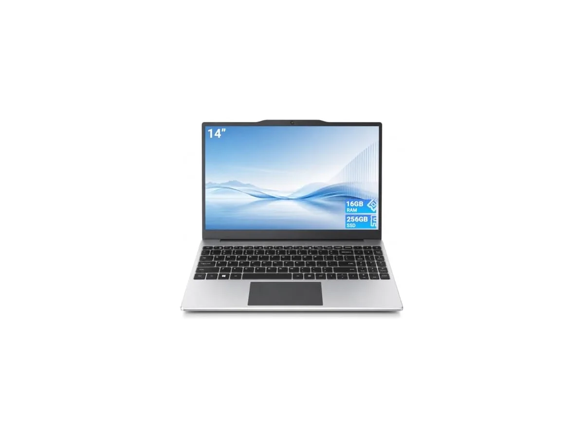 Portatil 14 Pulgadas, 16GB RAM 256GB SSD, Win 10 Pro Laptop, Procesador AMD A9 hasta 3.2GHz, Pantalla…