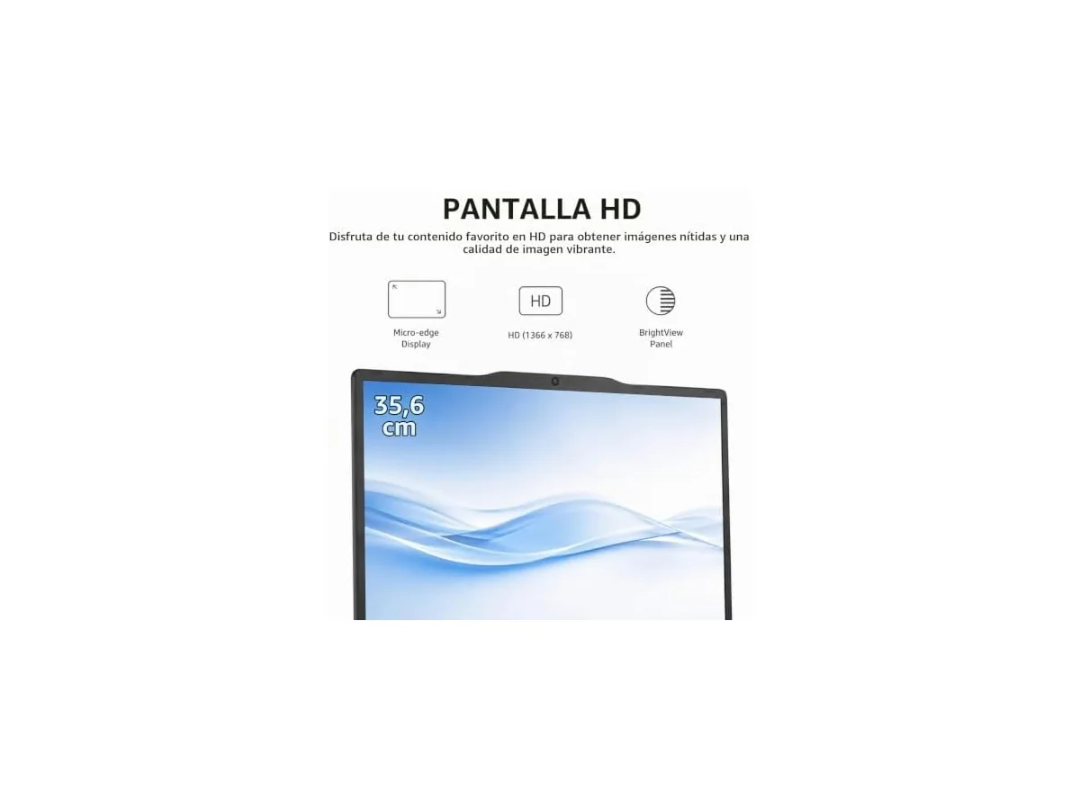Portatil 14 Pulgadas, 16GB RAM 256GB SSD, Win 10 Pro Laptop, Procesador AMD A9 hasta 3.2GHz, Pantalla… foto 3