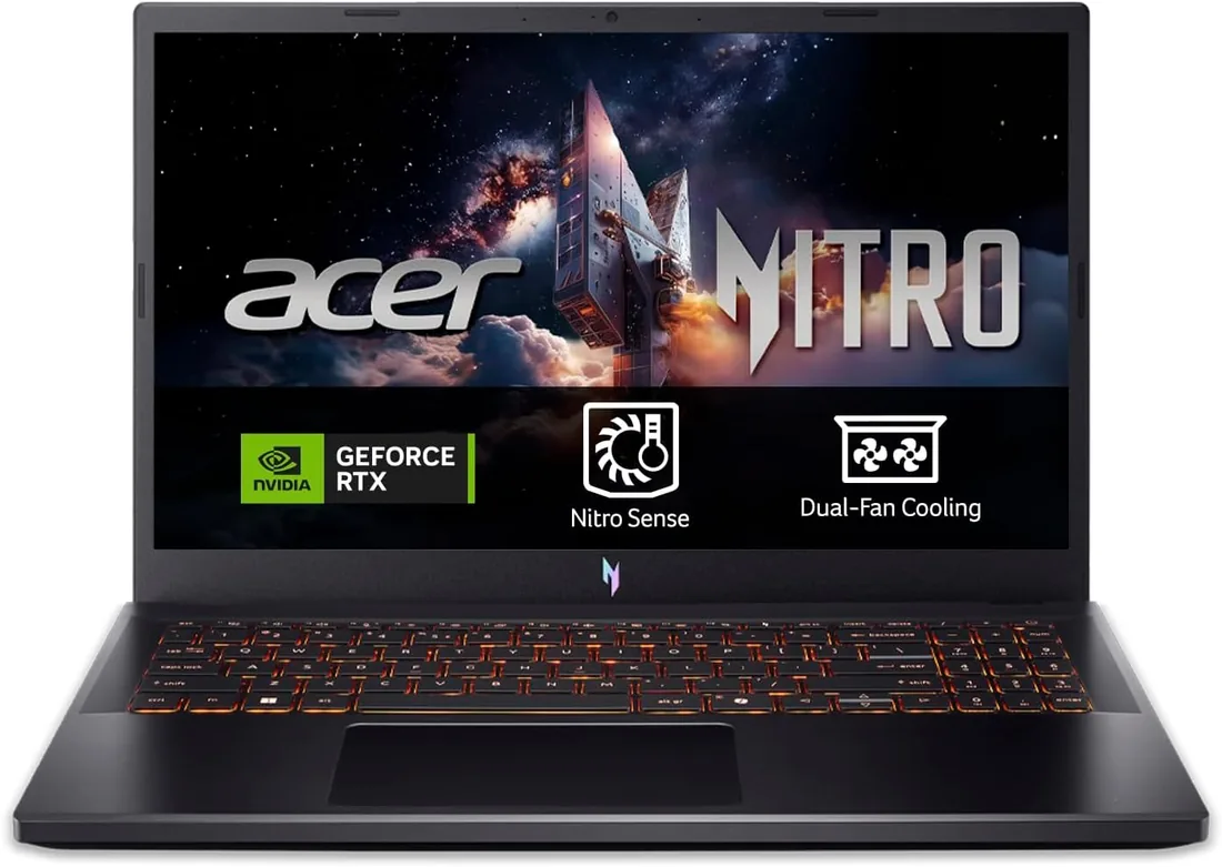 Acer Nitro V 15, Portátil Gaming 15.6" Full HD, Core i7, RTX 5060, 16GB RAM | Intel Core i7-13620H, NVIDIA GeForce RTX 5060, 1 To SSD, Sin Sistema Operativo, Potencia y Rendimiento para Gaming