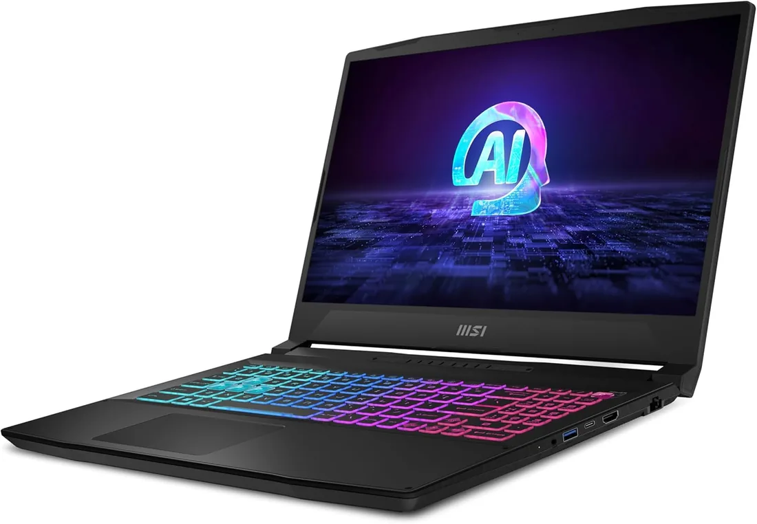 MSI Katana A15 AI B8VF-610XES - Ordenador portátil 15.6" (Ryzen 7 8845HS, RTX 4060, RAM 16Gb, 1TB SSD, Free Dos), Negro, Teclado QWERTY español foto 3