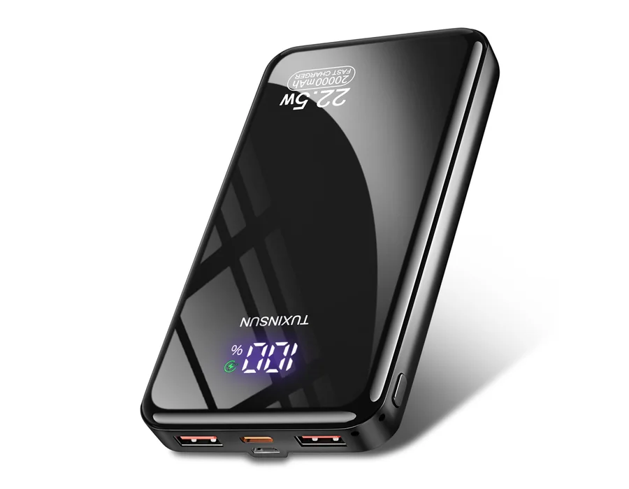 Power Bank 22.5W 20000mAh Bateria Externa Carga Rapida, Bateria Portatil PD3.0 QC4.0, Powerbank USB C Input & Output con Pantalla LCD Compatible con Smartphones, smartwatches, etc 