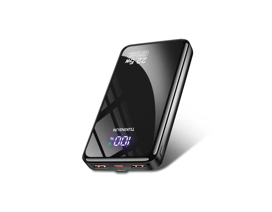 Power Bank 22.5W 20000mAh Bateria Externa Carga Rapida, Bateria Portatil PD3.0 QC4.0, Powerbank USB C Input & Output con Pantalla LCD Compatible con Smartphones, smartwatches, etc foto 2