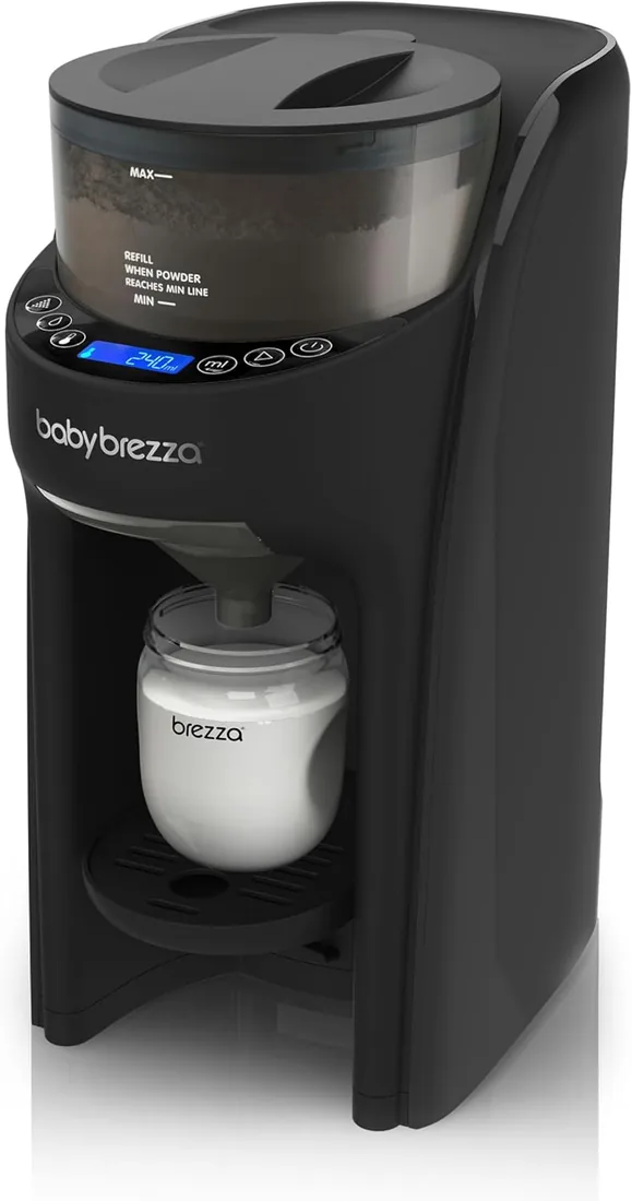 Baby Brezza - Formula Pro Advanced (Preparador de Biberones y Dispensador de Fórmula) - Automático - Dosifica Y Mezcla Agua Caliente Y Leche En Polvo Con Sólo Pulsar Un Botón (Negro)